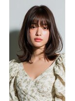 ケシキ 表参道 原宿(kesiki.)&nbsp;レイヤーカット/顔周り/前髪カット/ストレート