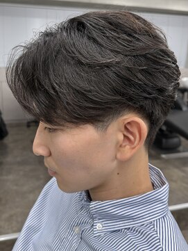 ニコ トウキョウ ロジック(nico TOKYO Logic) メンズセンターパートニュアンスパーマフェザーパーマ