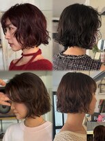 アンプラグド(unplugged)&nbsp;ニュアンスボブパーマブードルパーマフェザーパーマ前髪パーマ