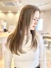 【3,4月♪1日3名限定】ブリーチ無し透明感Wカラー+カット＋トリートメント