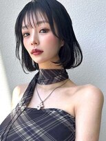 ミンクス渋谷スマートサロン(MINX shibuya smart salon) 【MINX】くびれヘア+くすみベージュハイライトカラー_渋谷