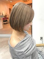 ウル 岡山駅店(ULu.) ハイトーンミルクティーグレージュブリーチケアブリーチ岡山駅