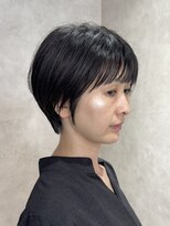 エンクス(enx)&nbsp;ミルクティーブロンド/ダークブルー/デジタルパーマ/鶴ヶ峰SK55