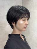 ミルクティーブロンド/ダークブルー/デジタルパーマ/鶴ヶ峰SK55