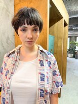 ランド(Land.)&nbsp;面長解消《20代30代》流せる前髪/くびれショート/耳掛けショート
