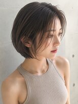 ローレル(Laurel)&nbsp;ナチュラルショートボブ×グレージュ