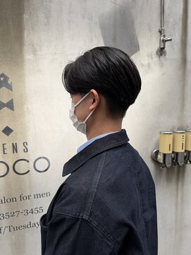 メンズココ メンズパーマ 韓国ヘア 日本橋店(MENS COCO) センターパート