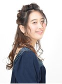 お呼ばれハーフアップ