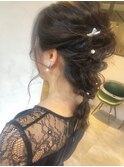 編みおろしパーティヘア＊いけもとみお