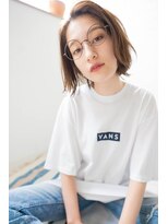 サングース(Sungoose)&nbsp;外国人風ボブ＃前髪くびれイメチェンラベンダーカラー