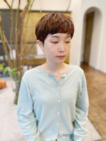 ヘアーアイスカルテット(HAIR ICI QUARTET)&nbsp;マッシュ　×   ショート　×    パーマ