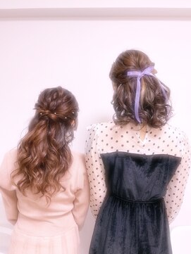 ヘアセット専門店 ナゴミ 池袋店(nagomi) ハーフアップ