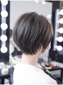 【SHARON原宿】アッシュベージュ×ショートヘア