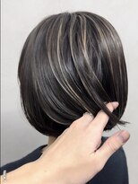 ヴィフ 大船(VIF)&nbsp;グレージュカラー/ボブウルフ/ココアベージュ/白髪/ハイライト