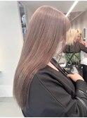 ミルクティーベージュダブルカラーインナーカラーケアブリーチ