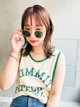 エイミー(Aimee) Aimee 町田　ココアブラウン×ニュアンスウルフ