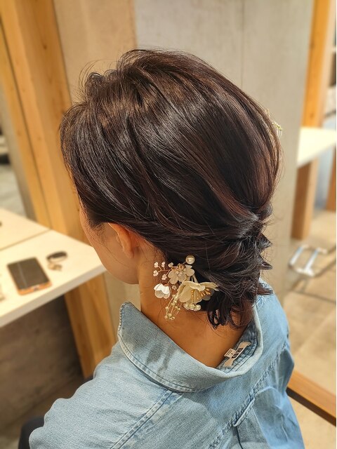 浴衣ヘアアレンジ