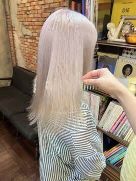 アンリ(Henri) 【かしむら】ブリーチ/ホワイトカラー/ケアブリーチ/暖色カラー