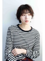 ヘアーゼロ 南新町(HAIR ZERO)&nbsp;小顔カット×マッシュショート×ふんわりパーマ