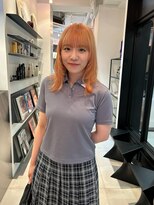 シータ(sheta)&nbsp;【表参道sheta小林】ハイトーンカラーレイヤーロング前髪カット