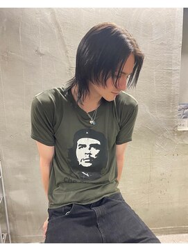 ロイジー(roijir) メンズ×センターパート×ベージュカラー