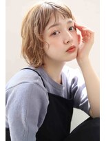 ネル 千早 香椎(nell.)&nbsp;★くびれボブ似合わせカットイメチェンオリーブベージュ