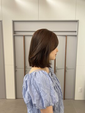 ローレンアオ(LOREN AO) 前髪/アンブレラカラー/こなれミディ/イメチェン/ウェーブパーマ