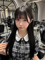 バレット 表参道(VALETTE)&nbsp;盛れる前髪カット/グレージュ