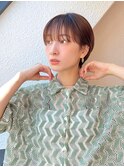 前髪あり大人ショートボブ20代30代40代表参道