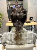 【ヘアセット】-アレンジポニー-