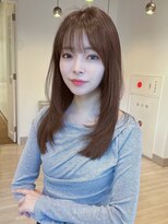 ユーフォリア 青山(Euphoria)&nbsp;レイヤースタイル/大人ベージュ/20代30代/透明感カラー