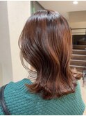 顔まわりレイヤー×ミディアム