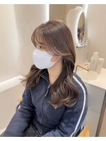 ゆるレイヤーカット×かわいい顔周り