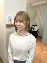 サイン ハニー(Sign honey)&nbsp;【SIGN】大人ボブ×フォギーベージュ