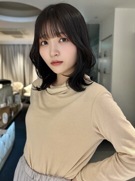 ヤヨイブレインズフェアリー(YAYOI BRAINS fairy) 透明感溢れる黒髪ミディアムレイヤー☆