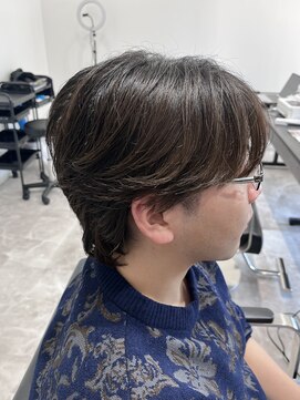 ジェントル(GENTLE) 毛流れ フェザー シースルー センターパート