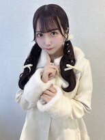 ツインテールアレンジ　渋谷ヘアメ　アイドルヘア