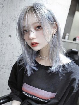 ジゼル 梅田(GiseL) ホワイトシルバーブルー