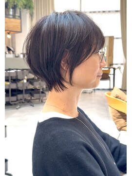ビューオオサカ(VIEW OSAKA) 似合わせ  大人ショート くびれヘア 暖色カラー