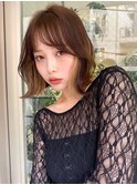 ハイライトバレイヤージュダブルカラーショートカット