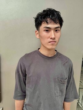 ヘアー アイス カンナ(HAIR ICI Canna) フェザーパーマ シャドウパーマ メンズパーマ 金山 / 井上