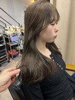 ヌープヘアーアイス(NUUP.hair ici)&nbsp;透明感ブリーチなしアッシュカラー韓国風艶感
