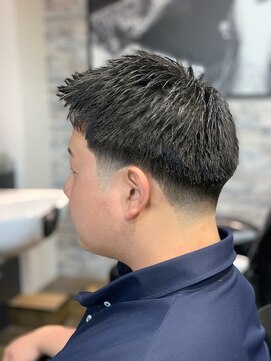 バーバーブロス(BAR BER bro's) スパイキーショート/スキンフェードver.