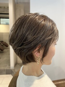 ネスト(Nest) コンパクトショート　× ハイライトブルージュカラー