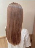 ハイトーン◎ミルクティーベージュロング×透明感