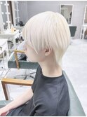 ホワイトブロンド金髪ウルフ/地雷系にも○