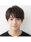 MEN’S HAIR/ブルーブラック/フェザーパーマ