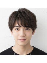 エルデ ナインズ ヘアー スタンド 川口店(elde 9's HAIR STAND)&nbsp;MEN’S HAIR/ブルーブラック/フェザーパーマ