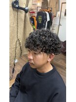 ギルド(Guild)&nbsp;プードルパーマ　メンズパーマ　メンズカット　ケアパーマ