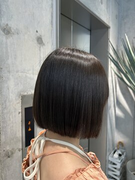 ロール 博多(Role) ボブ/黒髪カタログ/暗めカラー/韓国ボブ/髪質改善 /顔周り